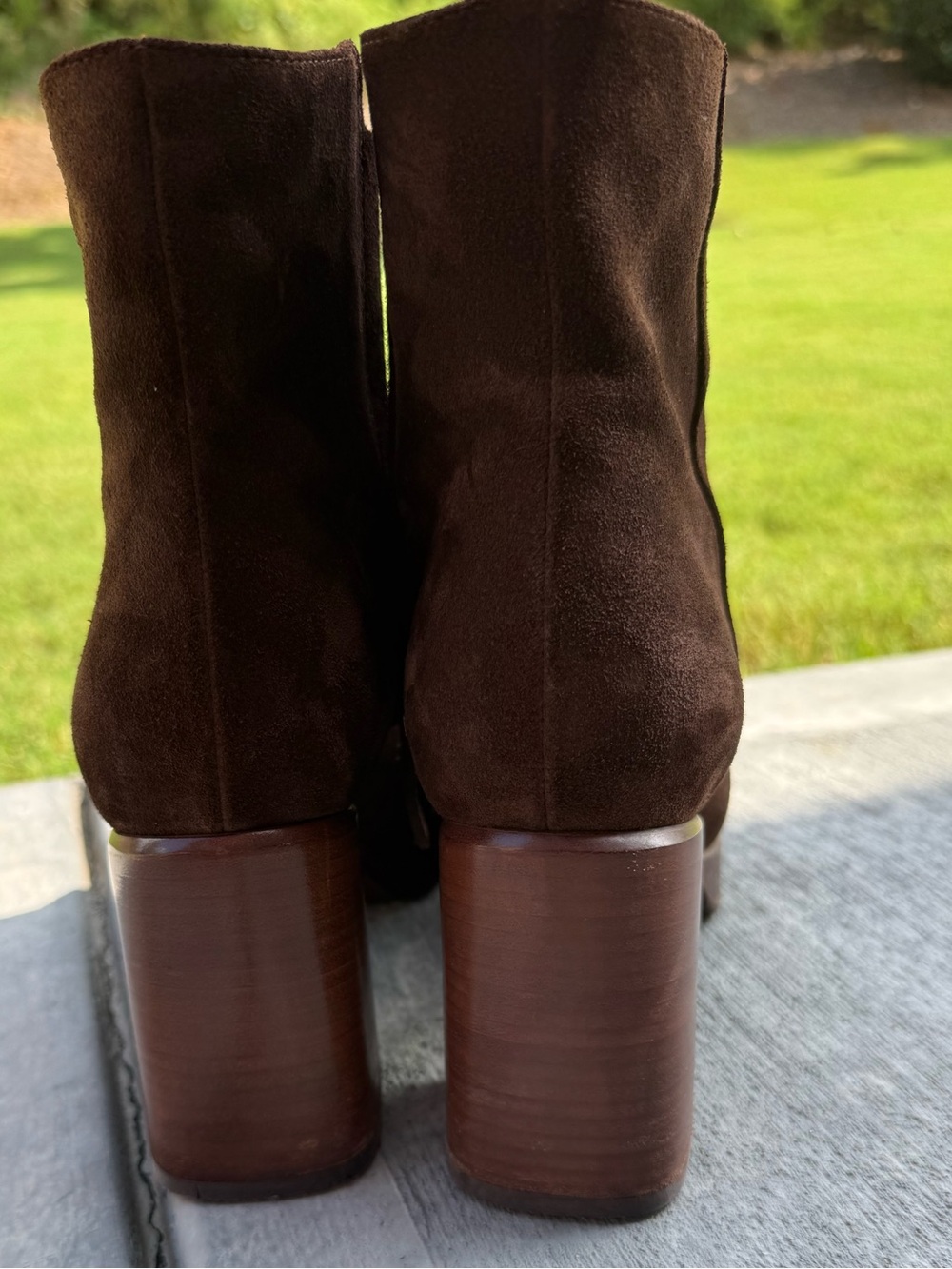 Tod’s Brown Suede Platform Ankle Boots EU 41.5 - Picture 12 of 17